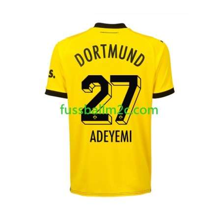 Fußballtrikots Borussia Dortmund Karim Adeyemi 27 Heim Trikotsatz 2023-2024